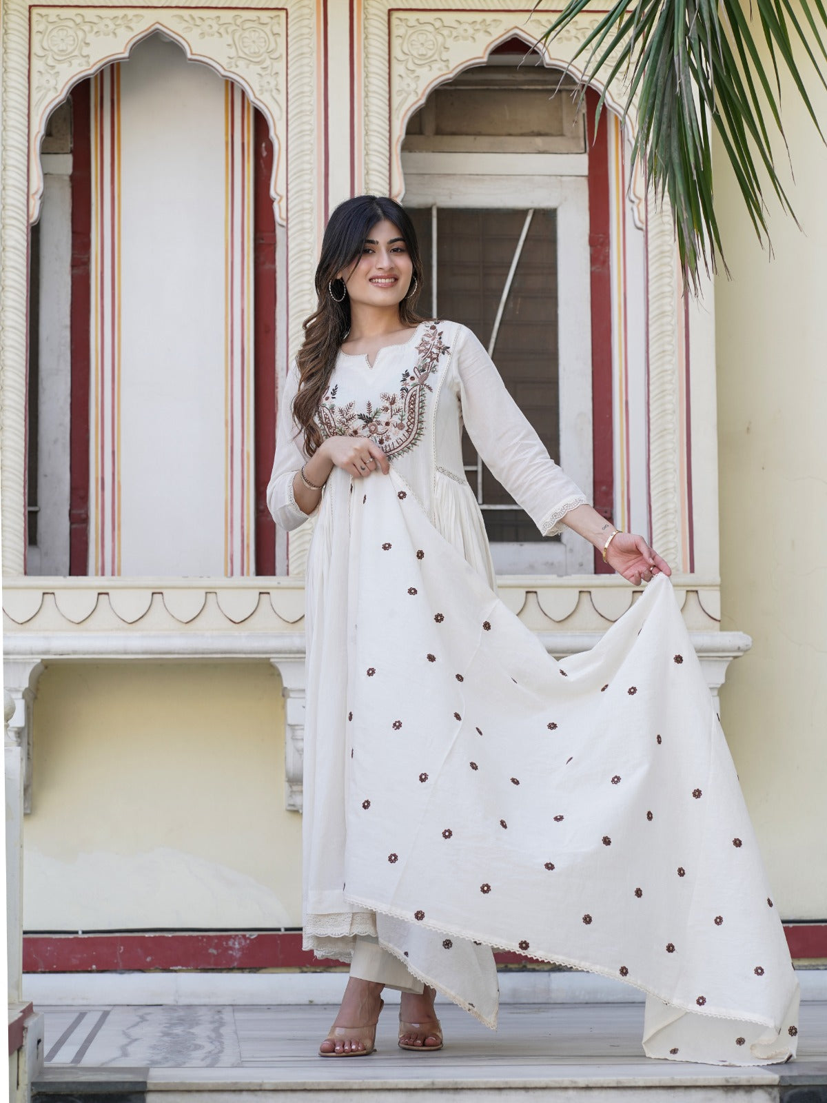 Side Pleated Anarkali