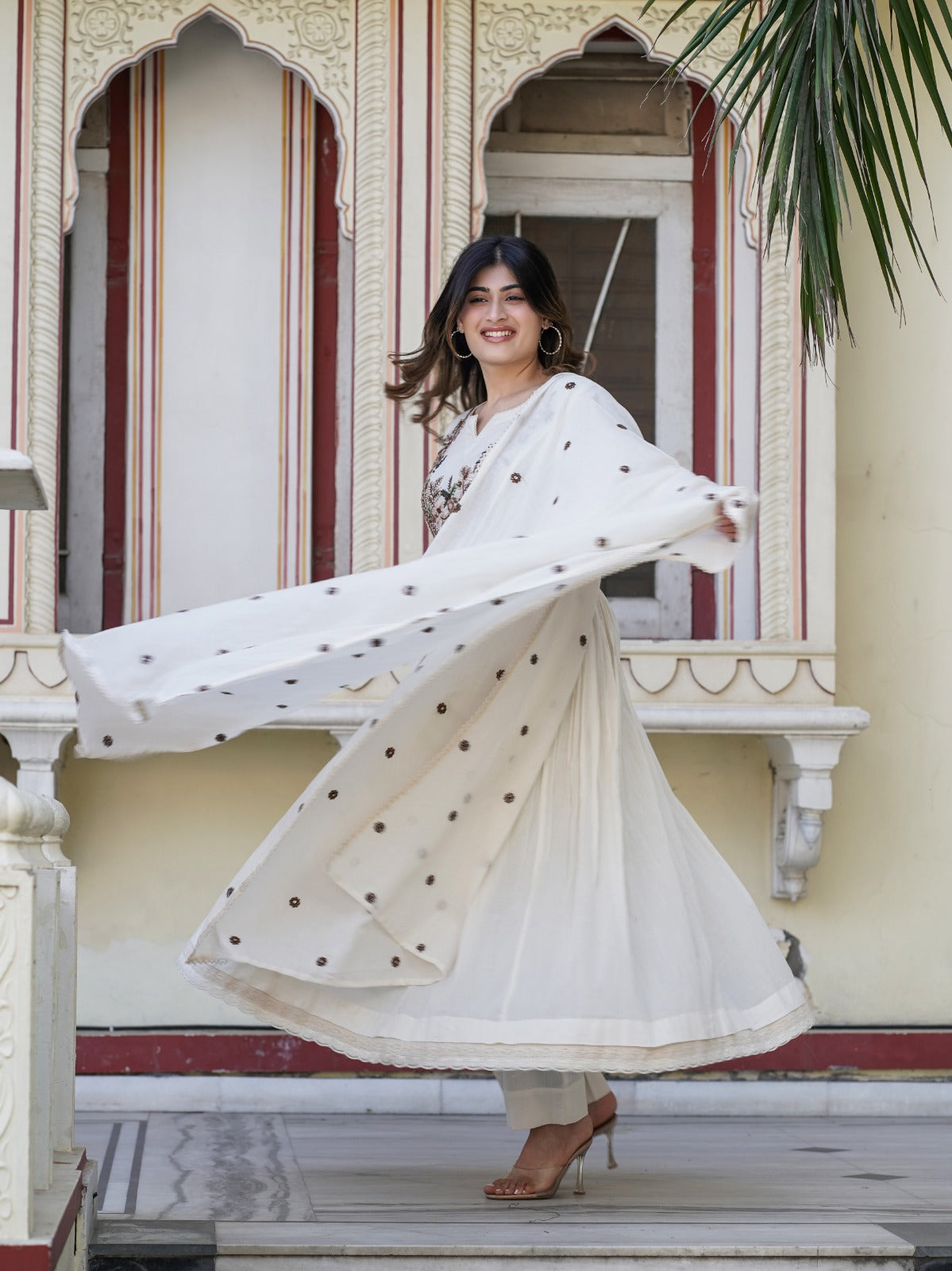 Side Pleated Anarkali